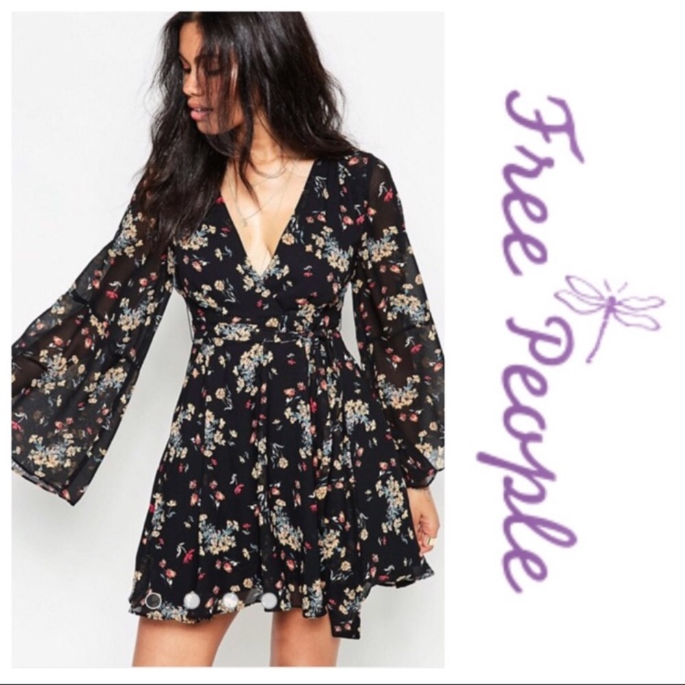 Free People Lilou Printed Dress